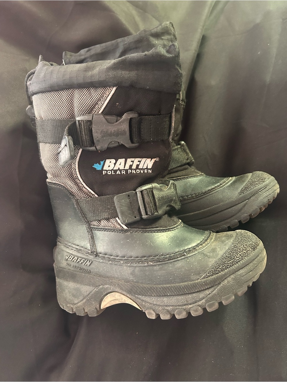 Baffin Youth Snow Boot Interior in Black